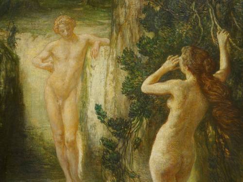 Gemälde Adam und Eva im Paradies